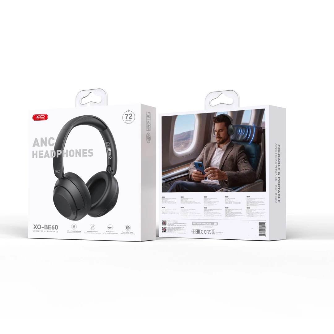 BE60 Rotating Folding Headband Noise-Canceling Headphone